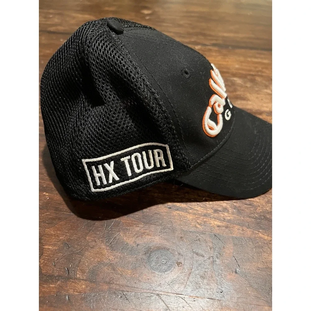Callaway Golf Hat‎ Cap Fitted FT-i Tour New Era Black Orange Medium Large